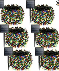 Multicolor Solar Christmas String Lights 720 LED 255FT Waterproof