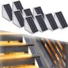 LED Solar Waterproof Triangle Deck Lights for Outdoor Pathways 4