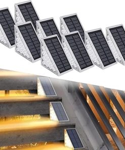 LED Solar Waterproof Triangle Deck Lights for Outdoor Pathway