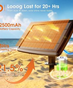 54FT Solar String Lights with Remote Control for Outdoor Use 2