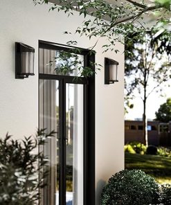 LED Outdoor Wall Lights 4-Pack Waterproof Fixtures for Home Entryway 2