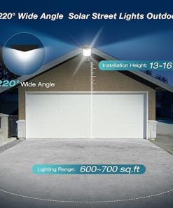 Solar Street Lights Outdoor 6500K Motion Sensor LED Dusk to Dawn 2