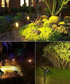 JSOT 600 Lumen Outdoor Solar Lights Waterproof for Garden Pathways 2