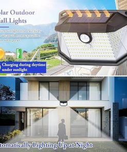 Super Bright Solar Outdoor Lights 16-Pack with Motion Sensor and 3 Modes 2