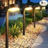 8 Pack Solar Pathway Lights Waterproof LED Garden Walkway Lights