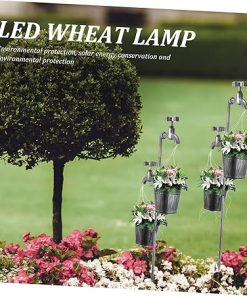 Solar Garden Lamp Outdoor Faucet Design Decorative Light for Lawn 2