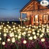Outdoor Solar Lights 10 RGBCW Modes IP65 Waterproof LED Fence Lights 4