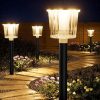 Large Solar Torch Lights 43 Inch Waterproof 96 LED Dancing Flames 4