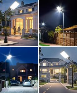 5000W Solar Street Light 500000LM Auto On Off IP67 Waterproof Sensor 2