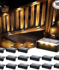 SOLPEX Solar Fence Lights 16 Pack Waterproof LED Outdoor Decor 2