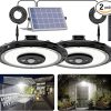 12 Pack Solar Post Lights Waterproof 16 LEDs Outdoor Fence Lights 4