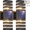 8 Pack 2-in-1 Solar Outdoor Lights with 10 Colors and 5 Modes 4