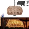 Upgraded Solar Lanterns with Flickering Flame for Outdoor Decor 3