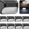 Solar Garden Lights Outdoor 4 Pack RGB Fairy Wind Lights for Patios 4
