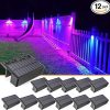 Outdoor Solar Flood Lights with Motion Sensor 6500K 2-Pack 4