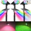 Solar Deck Lights Outdoor LED Pathway Markers Waterproof 12 Pack 3