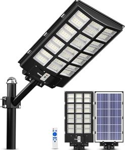 Ofuray 5600W Solar Street Lights 560000Lm Outdoor LED Flood Security