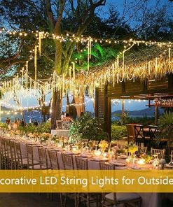 144FT Solar String Lights 400LED Waterproof Copper Wire for Decor 2