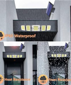 240 Degree Solar Outdoor Lights with Motion Sensor and Waterproof Design 2