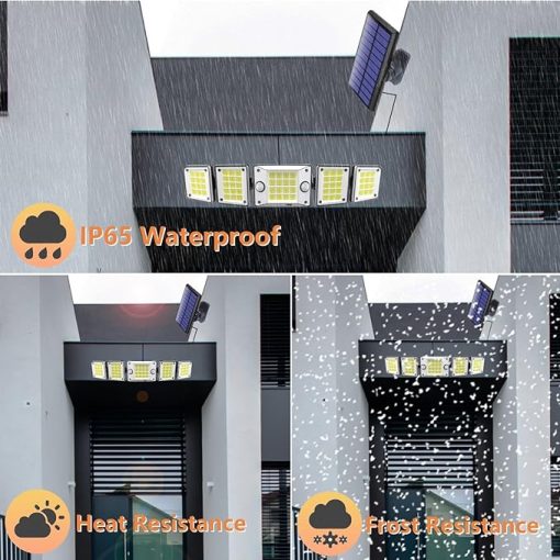 240 Degree Solar Outdoor Lights with Motion Sensor and Waterproof Design - Image 2