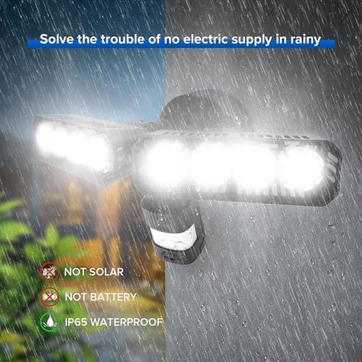 SANSI 36W LED Motion Sensor Outdoor Security Light 5000K 350W Equiv - Image 2