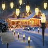 Solar Deck Lights 8 Pack Waterproof Auto ON Off LED Lighting Outdoor 3