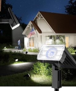 Outdoor Solar Spot Lights with 58 LEDs and 3 Lighting Modes 4 Pack