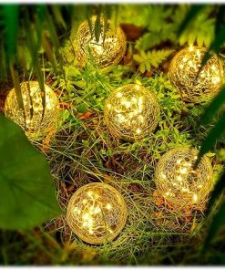 Solar Globe Lights 3.9 Inch Waterproof Garden Decor for Outdoor Spaces