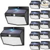 SIEDiNLAR Solar Post Cap Lights 2 Color Modes 8 LEDs for Fences 4
