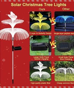 Solar Garden Lights 6 Pack for Outdoor Pool Yard and Garden Decor 2