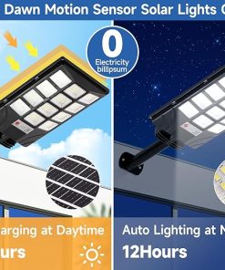 Outdoor Solar Lights IP66 Waterproof Motion Sensor Flood Light 4PACK 2