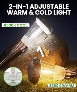 Bright Solar Pathway Lights 8 Pack Waterproof Auto On/Off for Garden 2