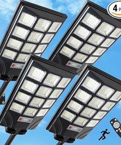 600W 15000LM Solar Street Lights Outdoor Motion Sensor Parking Lot
