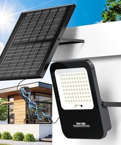 Solar Flood Lights LED Dusk to Dawn Outdoor IP67 Waterproof 1200W