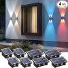 Outdoor Solar Globe Light with Remote IP65 Waterproof Garden Decor 3