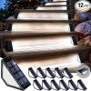 12-Pack Solar Dock Lights Bright LED Outdoor Waterproof Driveway 4