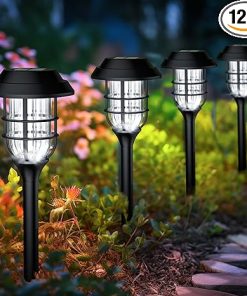 SOLPEX Waterproof Solar Garden Lights for Pathways and Outdoor Use