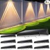 Upgraded Solar Post Cap Lights 12-Pack for 4×4 5×5 Deck Posts 4