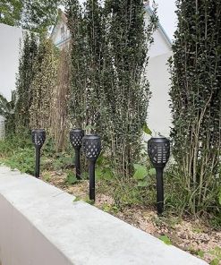 8 PCS Water-Resistant Solar Torch Lights for Landscape Decoration 2