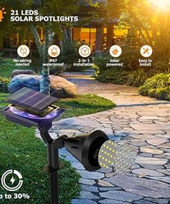 Bright Solar Lights for Outdoor Use IP67 Waterproof 4 Pack 2