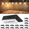 Solar Driveway Lights 16-Pack Waterproof Path Warning Deck Lights 4