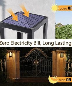 Solar Outdoor Wall Lights with Motion Sensor Waterproof 4 Pack 2