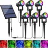 Solar Garden Firework Lights 6 Pack Waterproof Twinkle Outdoor Decor 4