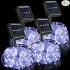 Solar Street Lights Outdoor LED Wide Angle Motion Sensor 2 Pack 4