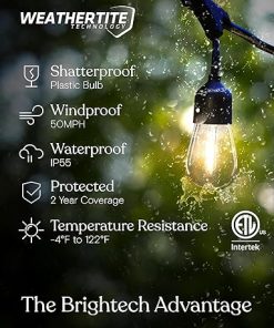 Brightech Ambience Pro Solar Remote Control Outdoor String Lights 2