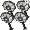 Solar Powered 150FT Outdoor String Lights with 52 Shatterproof Bulbs 3