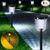 12-Pack Solar Dock Lights Bright LED Outdoor Waterproof Driveway 3
