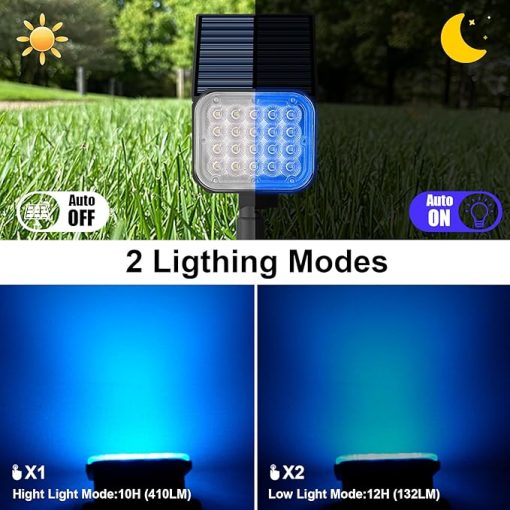 Outdoor Solar Spot Lights IP65 Waterproof Adjustable Landscape 6 Pack - Image 2