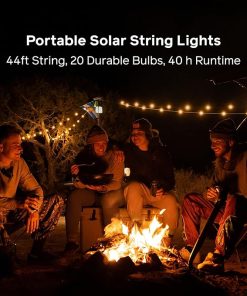 Rechargeable Solar String Lights for Camping and Travel 44 Feet 2