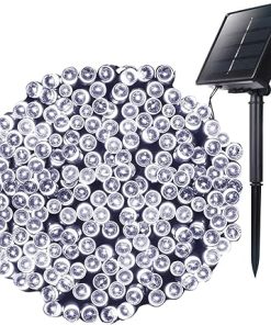 200 LED Solar Christmas Lights Outdoor Waterproof 72ft Fairy Lights